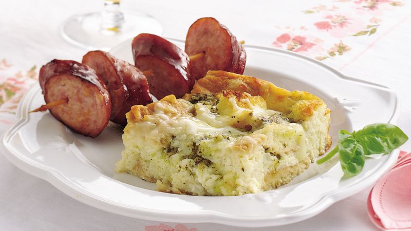 Basil Breakfast Strata