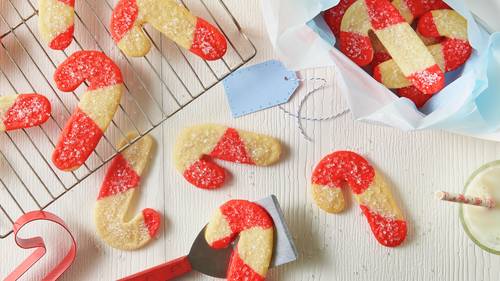 4-Ingredient Candy Cane Cookies-image