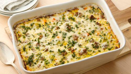 Overnight Sausage-Egg Bake-image