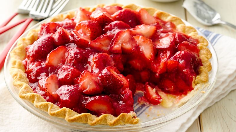 Tarte aux fraises fraîches