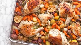 Sheet-Pan Lemon Chicken and Vegetables