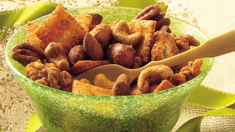 Slow-Cooker Spiced Party Nut Mix
