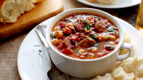 Chicken Sausage and Lentil Soup-image