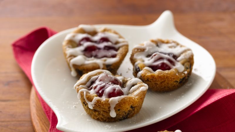 Chocolate Chip-Almond-Cherry Cups
