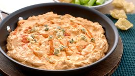 Mexican Buffalo Chicken Skillet Dip