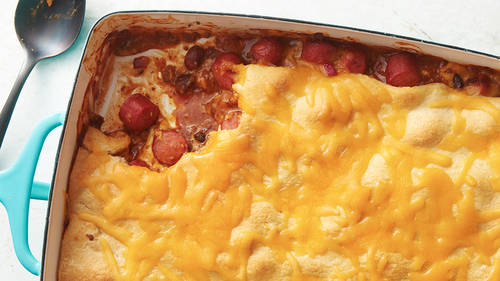 Chili Cheese Dog Casserole Recipe Tablespoon Com