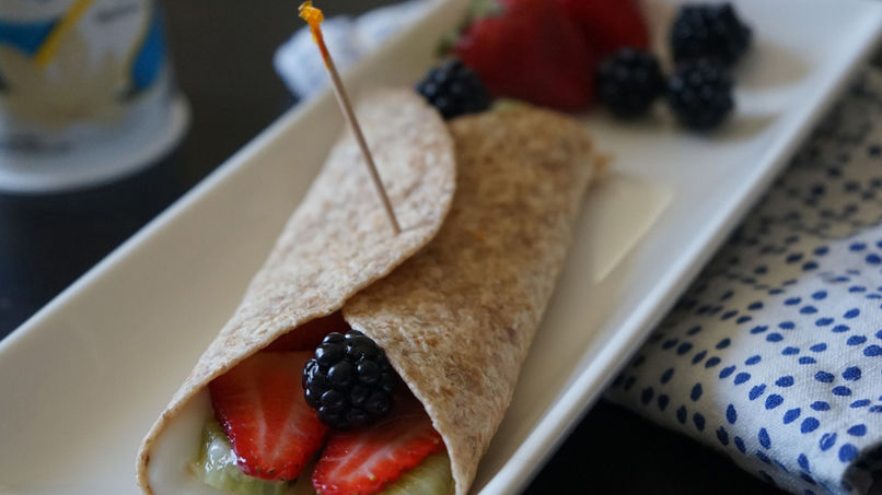 Yogurt and Fruit Boo-rritos