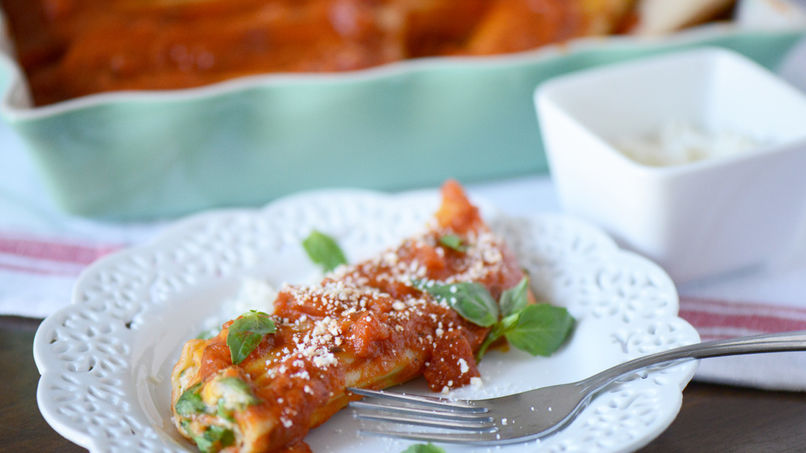 Canelones de Espinaca