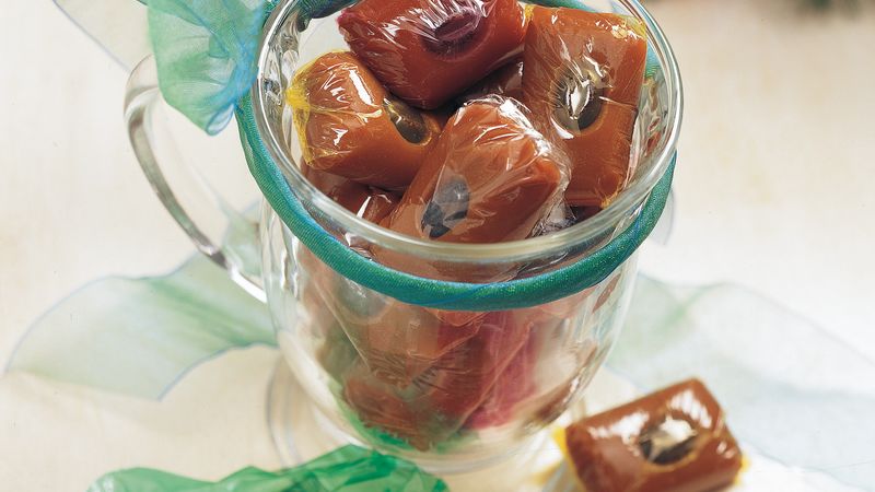 Hazelnut-Coffee Caramels