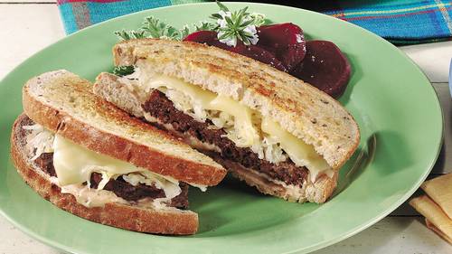 Reuben Veggie Burgers-image