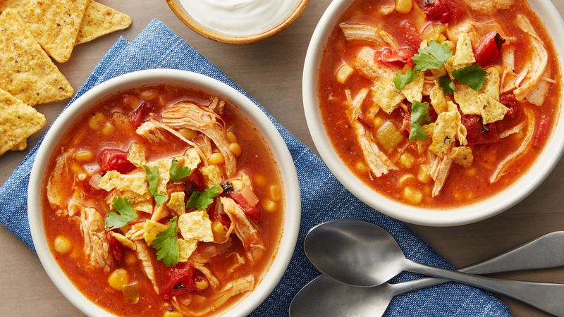 Chicken tortilla soup recipe with enchilada sauce