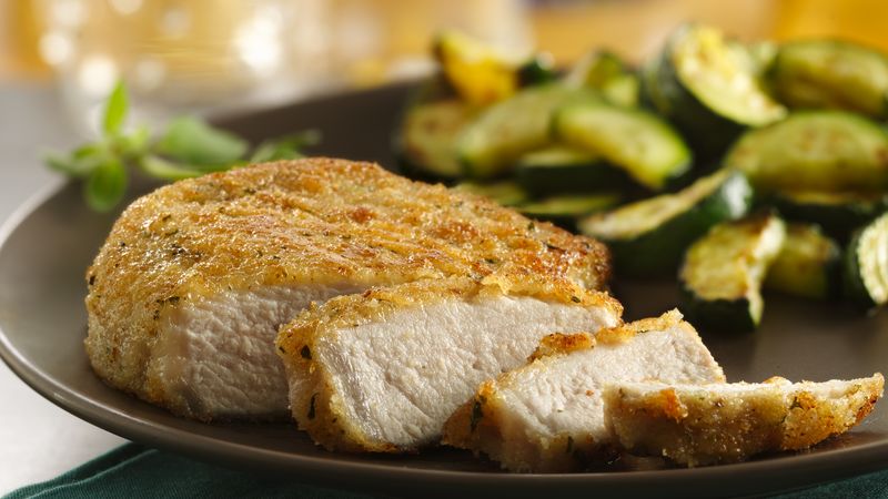 Italian Breaded Pork Chops Recipe Bettycrocker Com