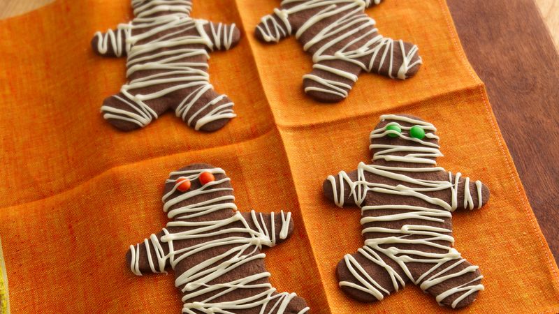 Chocolate Mocha Mummy Cookies