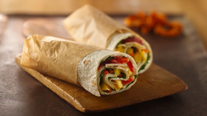 Garden Vegetable Wraps
