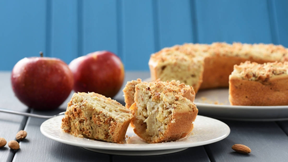 Gâteau croquant aux bananes