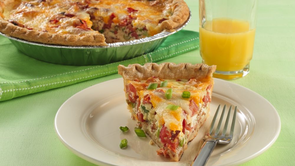 TomatoBacon Quiche Recipe