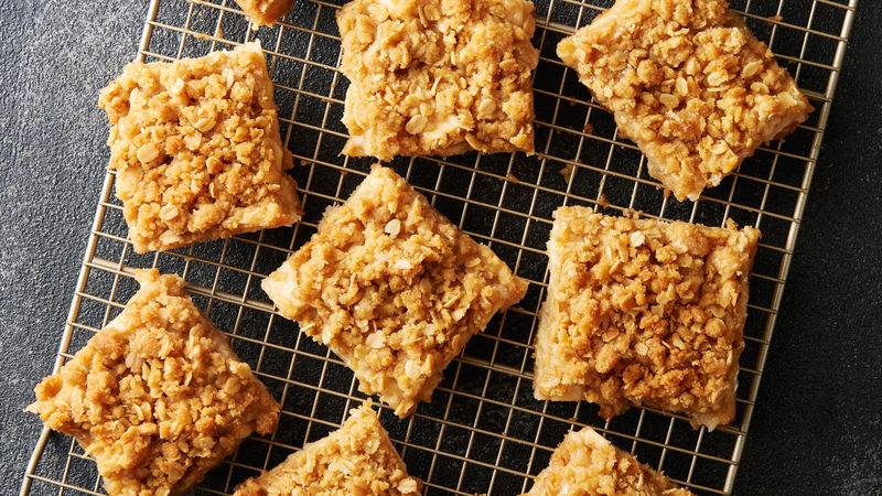 Apple-Oatmeal Crisp Shortbread Bars