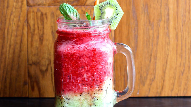Mojito de Kiwi y Frambuesa