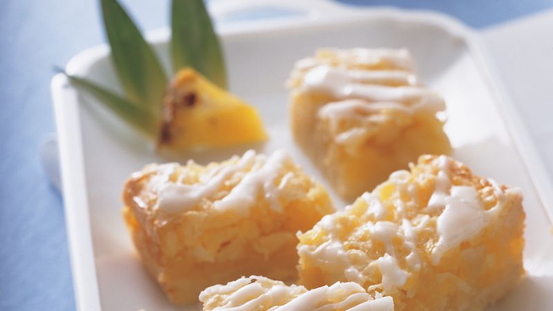 Macadamia Nut Piña Colada Bars