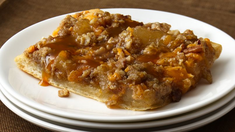 Pizza de Manzana y Caramelo