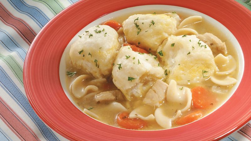 Chicken Soup And Grands Dumplings Recipe Pillsbury Com