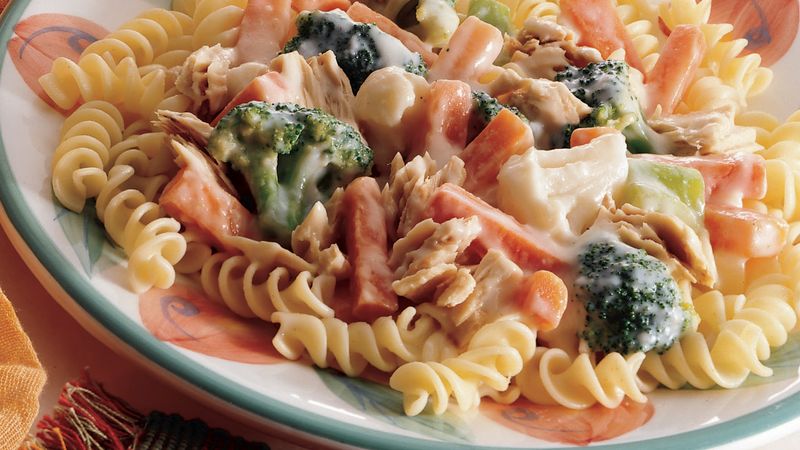 Tuna Primavera with Pasta