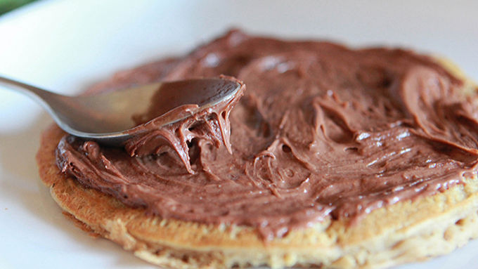 Peanut Butter and Chocolate Explosion Pancakes Recipe - Tablespoon.com