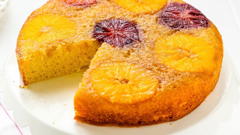 Blood Orange Upside-Down Cake