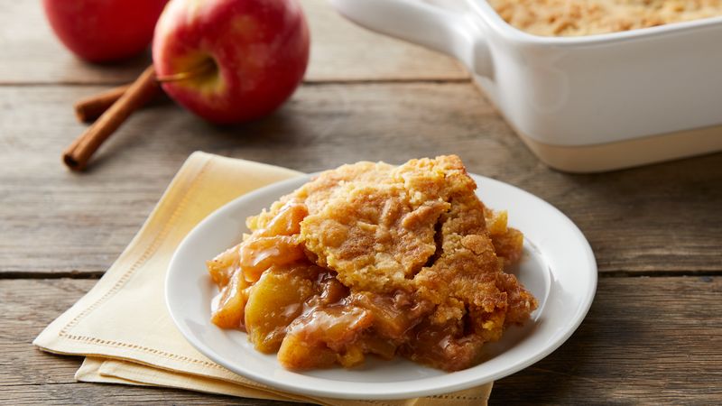 5 Ingredient Apple Dump Cake Recipe Bettycrocker Com