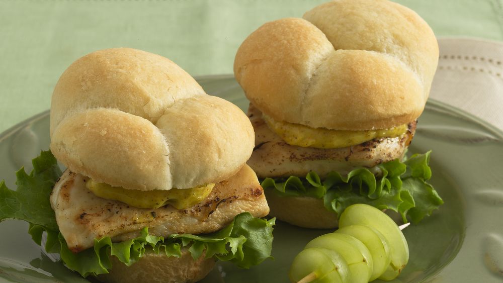Grilled Curry Chicken Sandwiches Recipe
