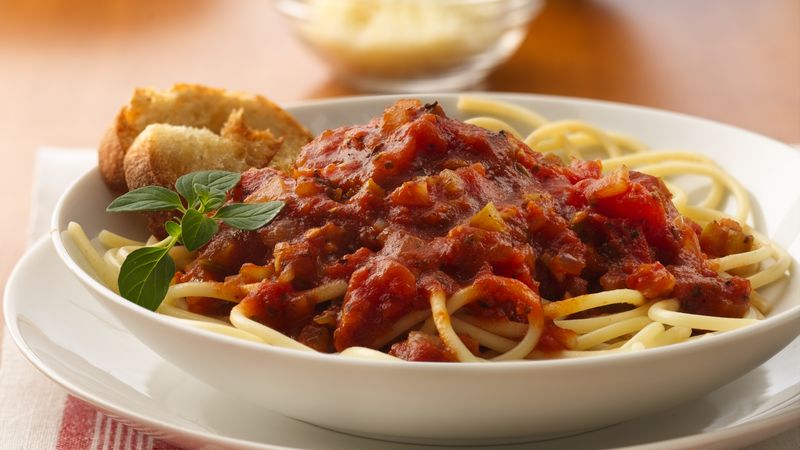 Spaghetti with Marinara Sauce Recipe 