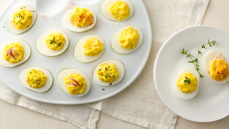 Classic Deviled Eggs Recipe Bettycrocker Com