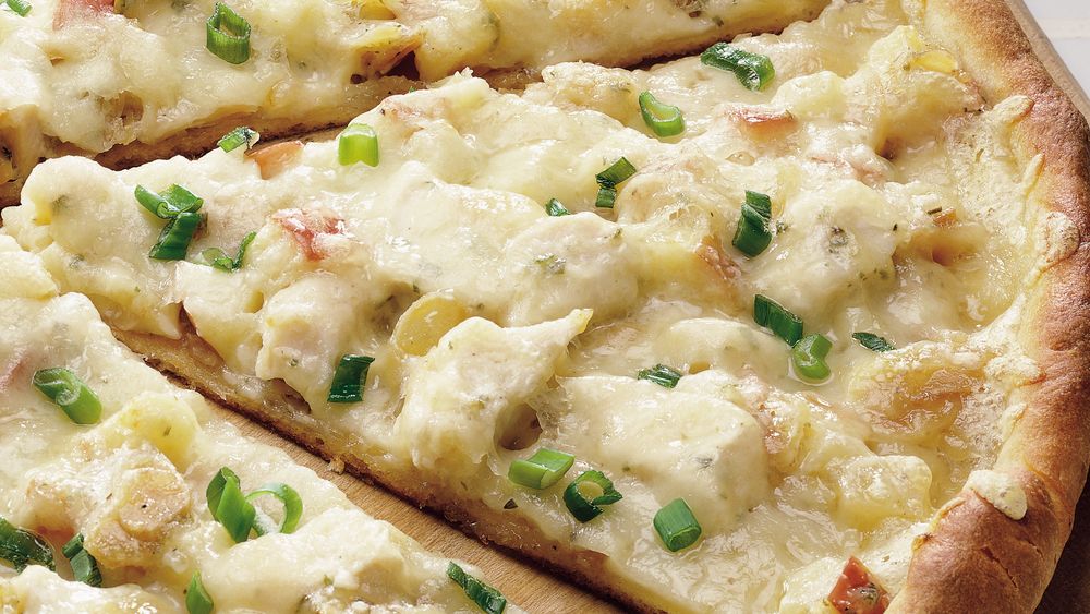 Chicken Waldorf Pizza recipe from