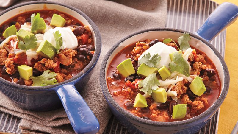 17 Day Diet Turkey Black Bean Chili Recipe