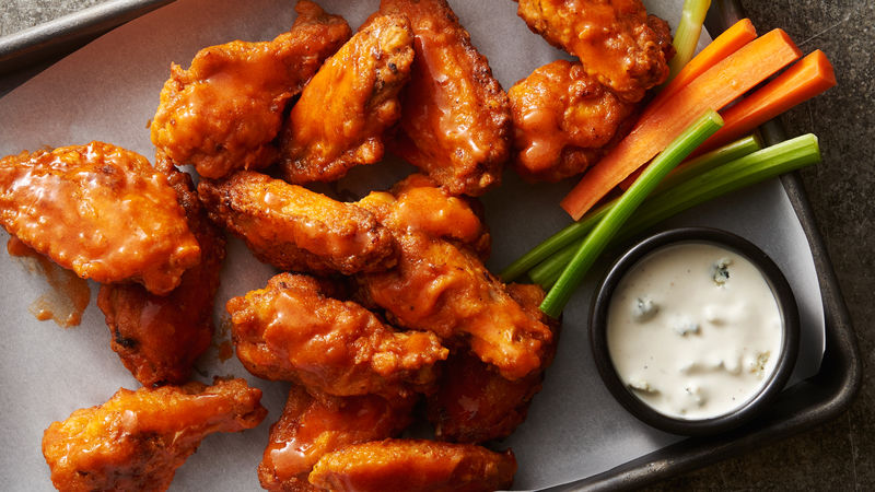 Pan Fried Classic Buffalo Wings Recipe Tablespoon Com