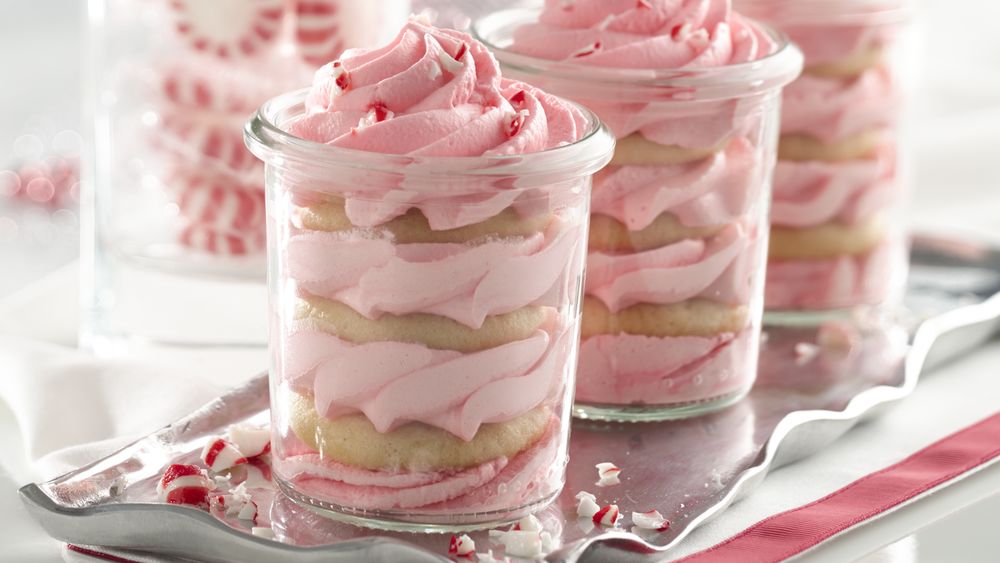 Individual Candy Cane Dessert Cups recipe from Pillsbury.com