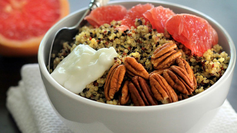 Quinoa and Grapefruit Bowl
