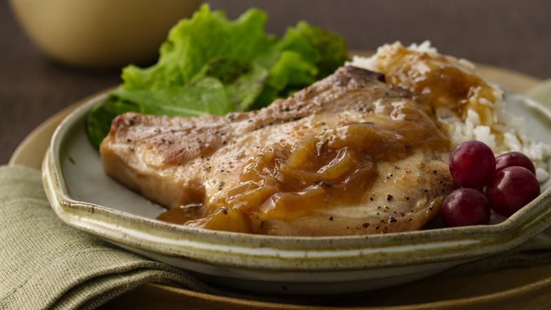 Lipton Onion Soup Mix Pork Chops / Pork Chops And Rice With Creamy Mushroom Sauce The Seasoned ...