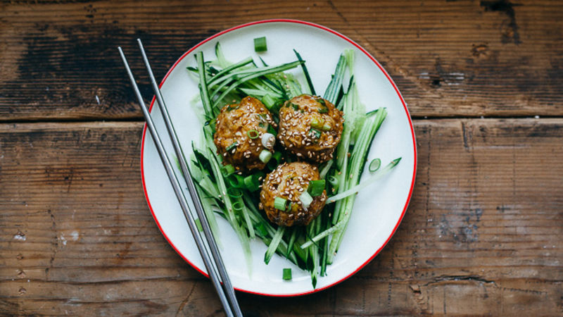 Freezer-Friendly Teriyaki Chicken Meatballs