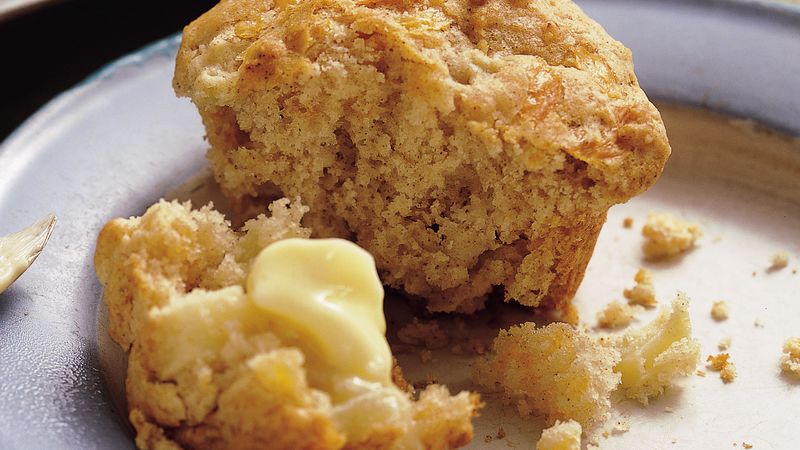 Apple-Cheddar Muffins