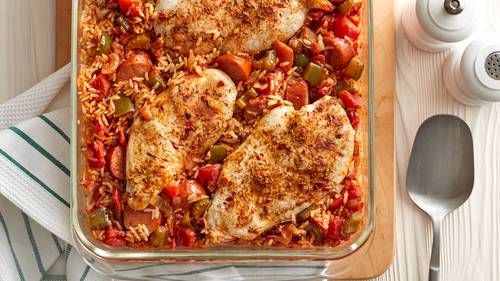 Chicken and Dirty Rice Casserole-image