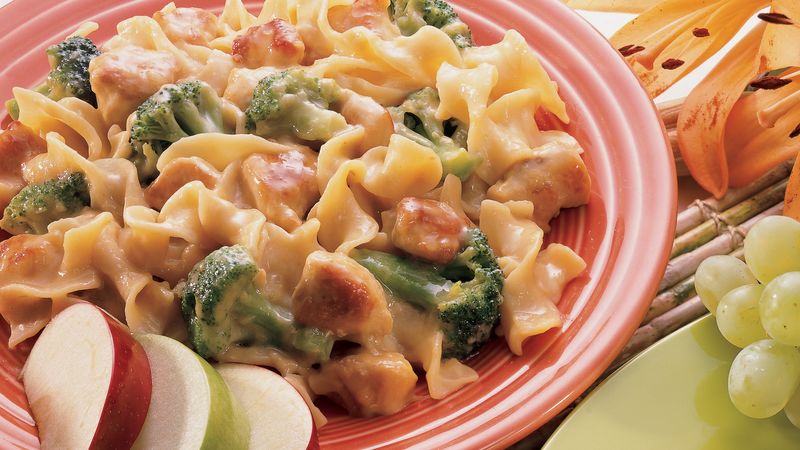 Creamy Swiss Chicken And Noodles