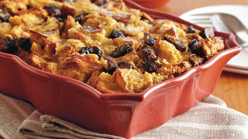 Spiced Fig Bread Pudding
