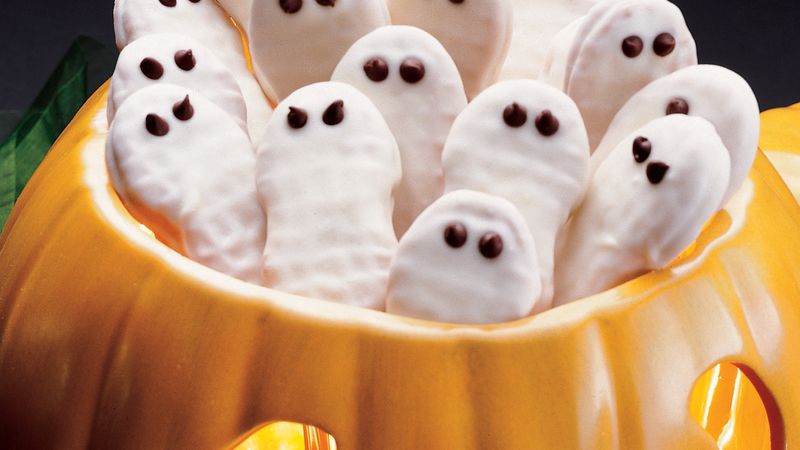 Frightfully Easy Ghost Cookies