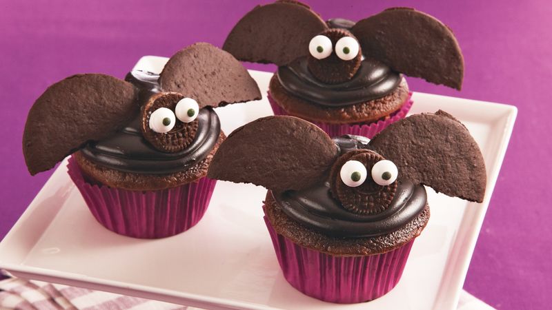 Image result for bat cupcakes