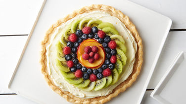Easy Fresh Fruit Dessert Pizza