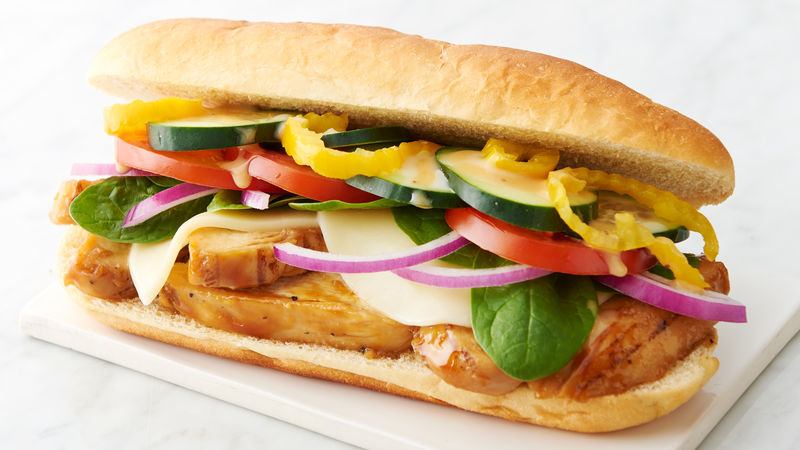 Copycat Subway Sweet Onion Chicken Teriyaki Sandwiches Recipe Tablespoon Com