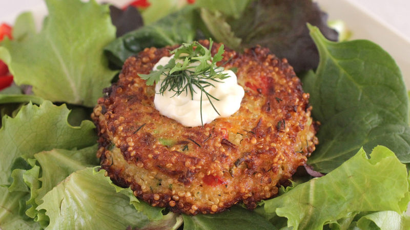 Quinoa Burgers Recipe - BettyCrocker.com