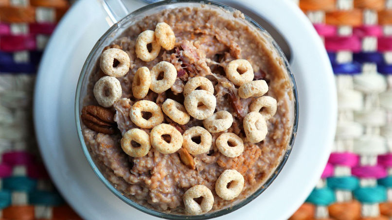 Mexican Chocolate Oatmeal Pudding