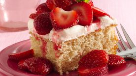 Strawberry Shortcake Squares